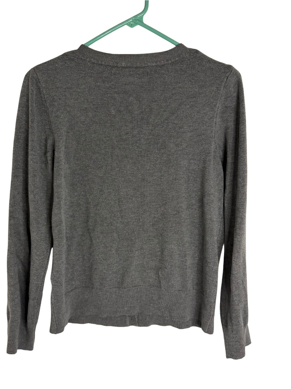 3/$20 Jade & Ivory Gray Button Down Long Sleeve Cardigan Sweater - Picture 2 of 3